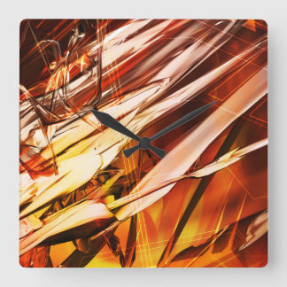 Radical Art 18 Wall Clock Fyrkantig Klocka