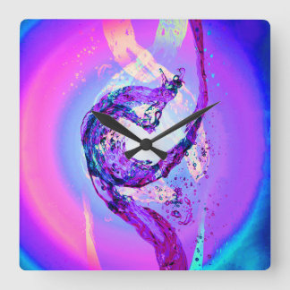 Radical Art 25 Wall Clock Fyrkantig Klocka
