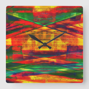 Radical Art 27 Wall Clock Fyrkantig Klocka
