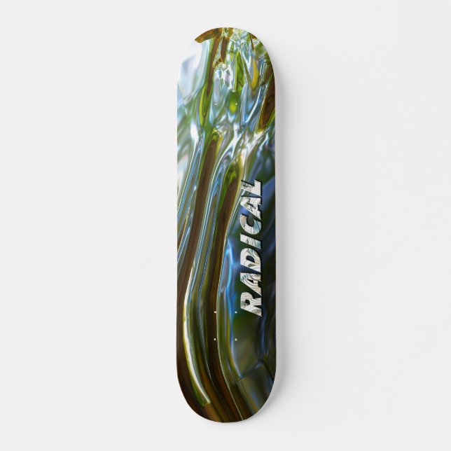 Radical Art 33D Skateboard Bräda 19,5 Cm (Framsida)
