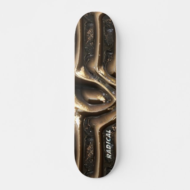 Radical Art 34 Skateboard Bräda 21,5 Cm (Framsida)