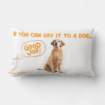 Radical Candor Lumbar Pillow