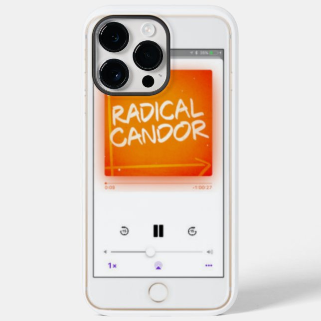Radical Candor Podcast iPhone 14 Pro Max Fodral (Baksida)