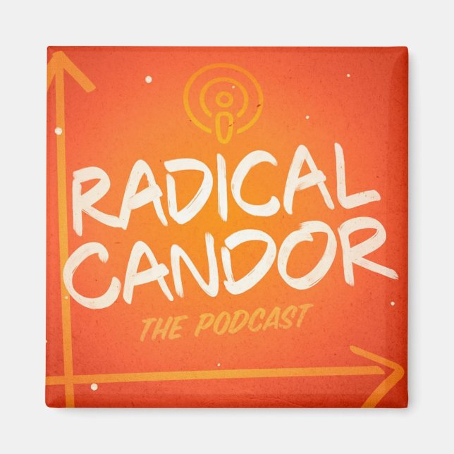 Radical Candor Podcast Logotyp Magnet (Framsidan)