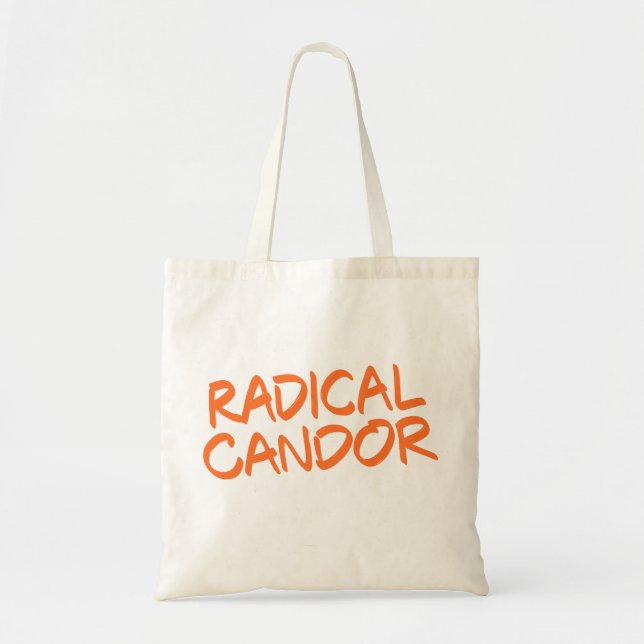 Radical Candor Tote Bag Tygkasse (Framsidan)