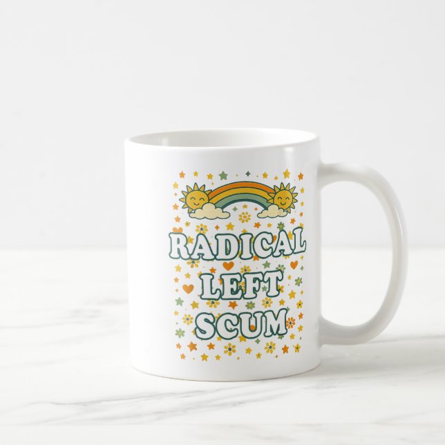 Radical Left S Funny Sarcastic Quote  Kaffemugg (Höger)