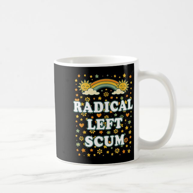 Radical Left S Funny Sarcastic Quote  Kaffemugg (Höger)