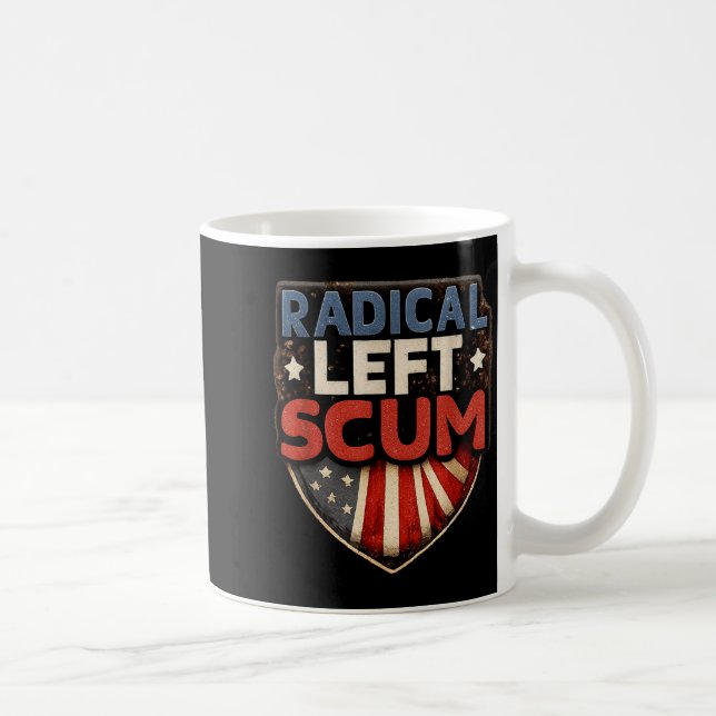 Radical Left S Funny Sarcastic Quote  Kaffemugg (Höger)