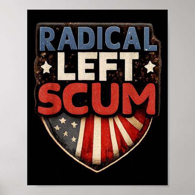 Radical Left S Funny Sarcastic Quote  Poster (Framsidan)