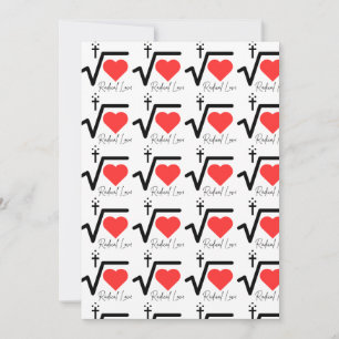 Radical Love tryckta inbjudningar och tackkort