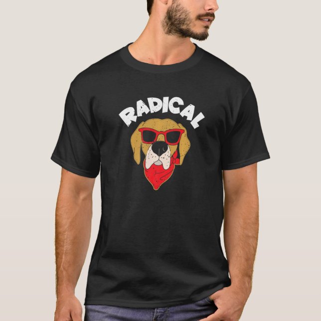 Radical Puppy  Dog Owner Pet T Shirt (Framsida)