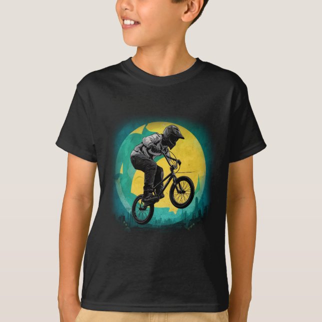 Radical Racer BMX Kids T Shirt (Framsida)