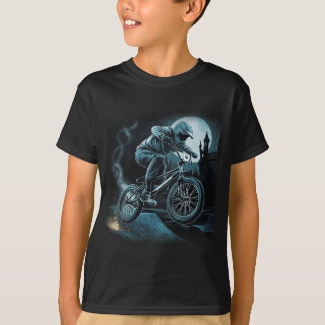 Radical Racer BMX Kids T Shirt (Framsida)