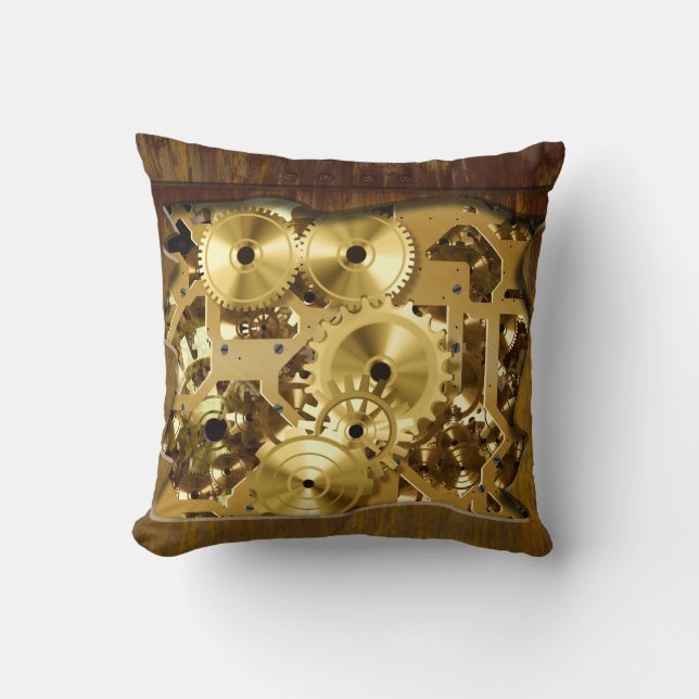 Radical Steampunk 3 Pillow Kudde (Framsida)