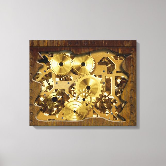Radical Steampunk 3 Wrapped Canvas (Framsida)