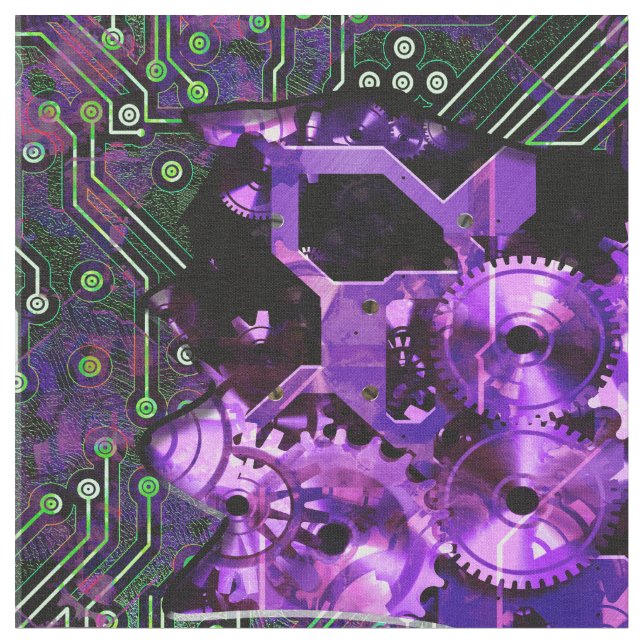 Radical Steampunk 5 Anpassningsbar Tyg (Närbild)