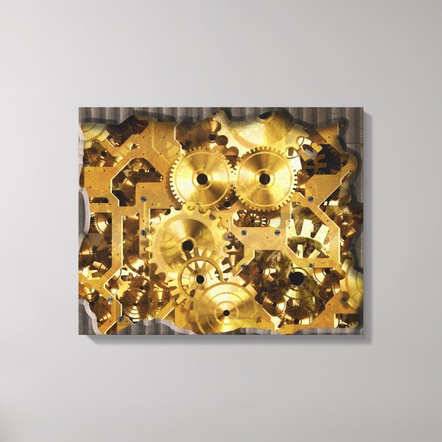 Radical Steampunk 9 Wrapped Canvas (Framsida)
