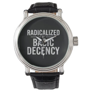 Radicated by Basic Decency Funny Armbandsur