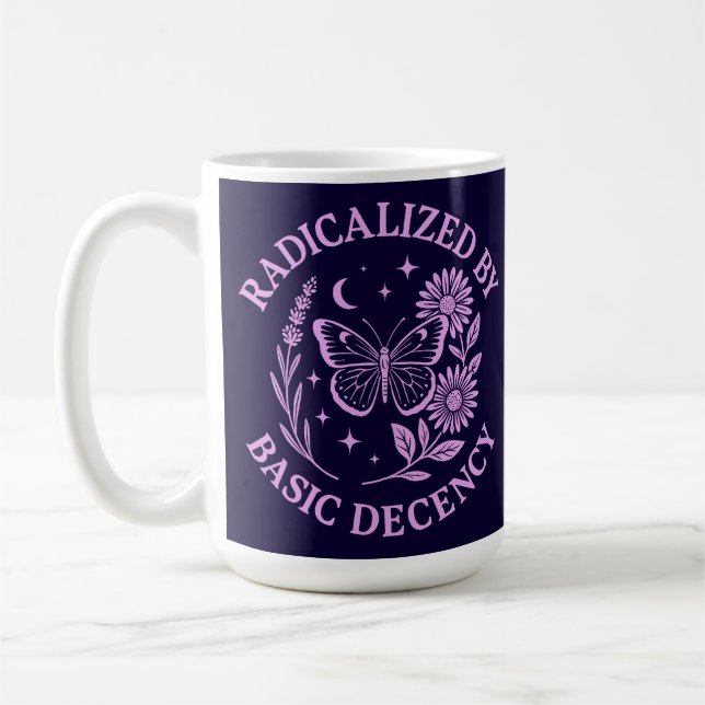 Radicated by Basic Decency Kaffemugg (Vänster)