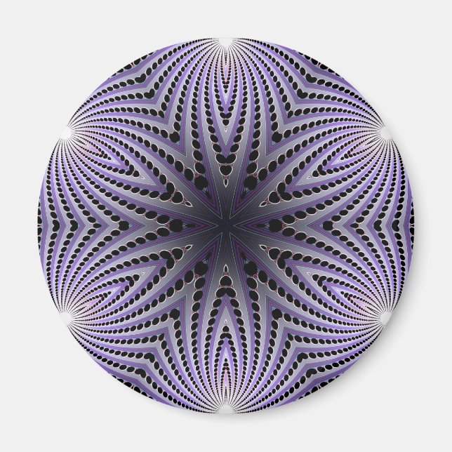 Radiell abstrakt: magnet (Framsidan)
