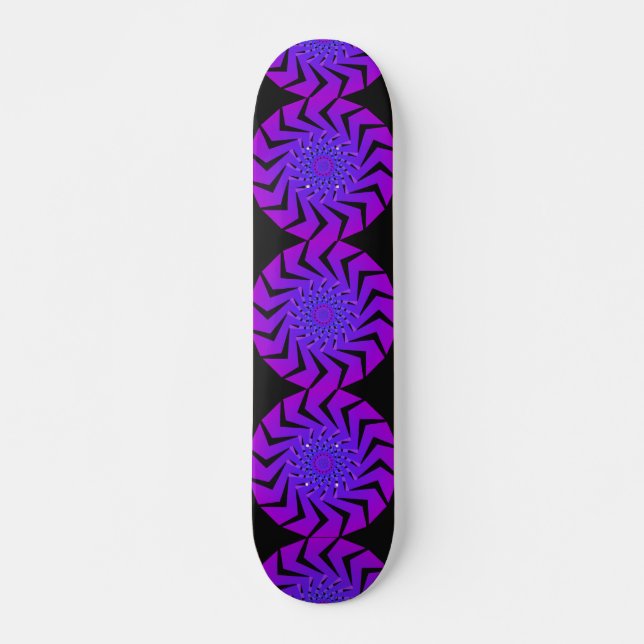 Radiell lila: Skateboard (Framsida)