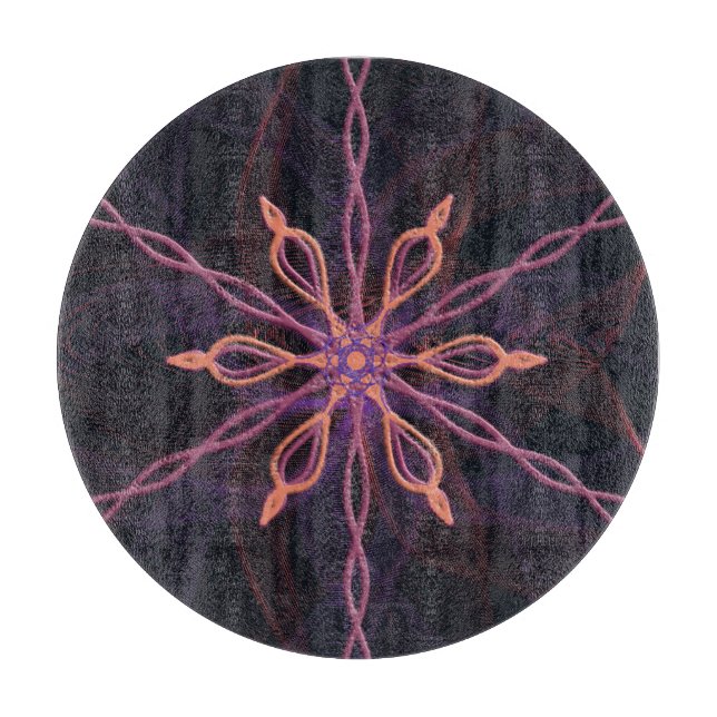 Radiell Symmetri Blommig Design (Framsidan)