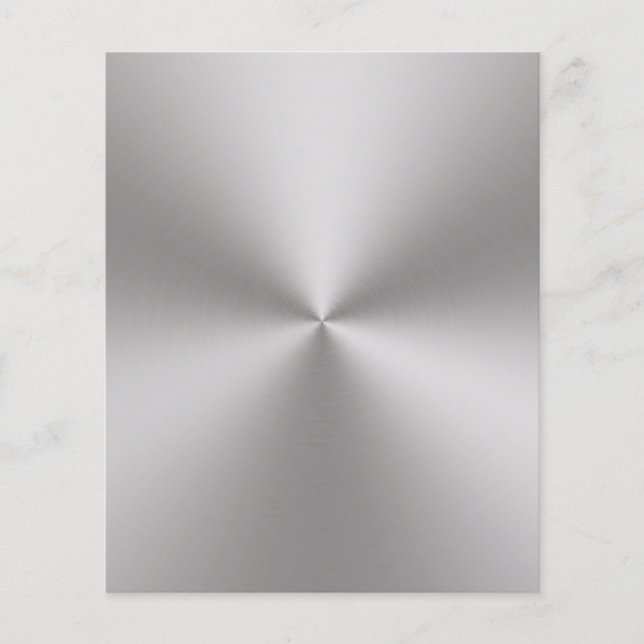 Radiellt borstat Metall Titta på tomt Flygblad (Framsidan)