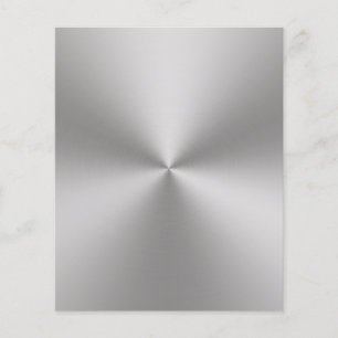 Radiellt borstat Metall Titta på tomt Flygblad