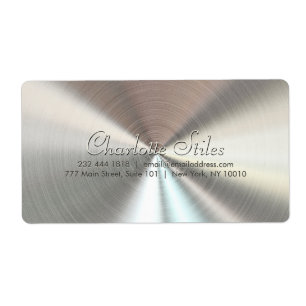 Radiellt metallutseende för personlig - Krom Fraktsedel