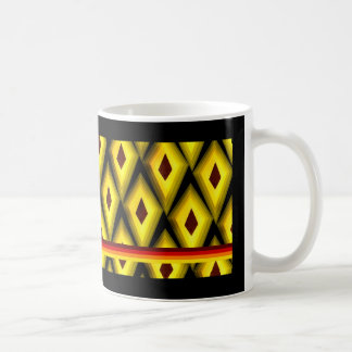 Radiellt mönster kaffemugg
