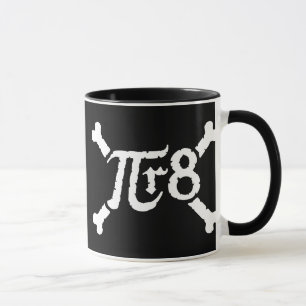 Radien för Pi x till 8th driver = piraten Mugg