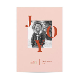Radiera joy-Helgdag-fotokort Julkort