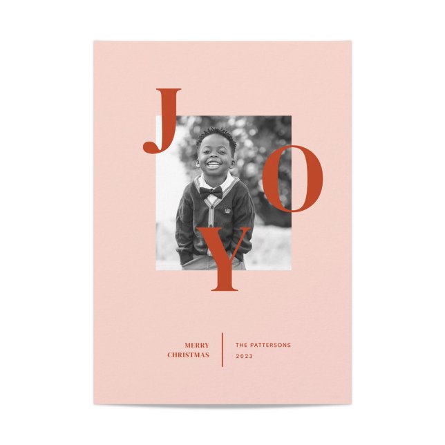 Radiera joy-Helgdag-fotokort Julkort (Skapare uppladdad)
