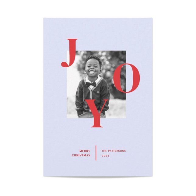 Radiera joy-Helgdag-fotokort Julkort (Skapare uppladdad)