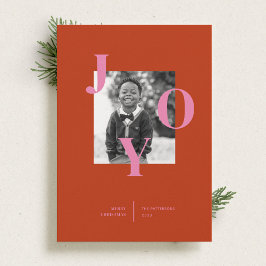 Radiera joy-Helgdag-fotokort Julkort