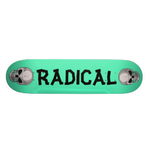 Radikal 80-talskateboard mini skateboard bräda 18,5 cm