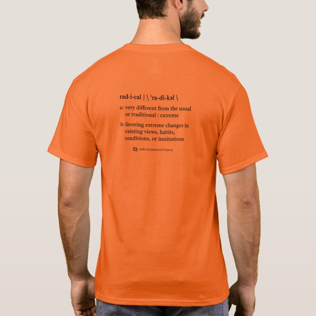 Radikal Definition T-shirt (M/K) (Baksida)