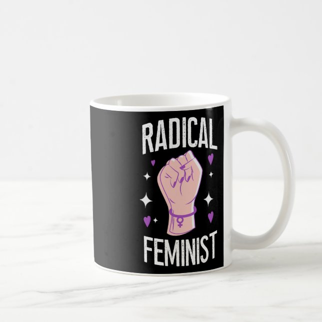 Radikal feminist 1 kaffemugg (Höger)