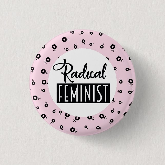 Radikal feminist knapp (Framsida)