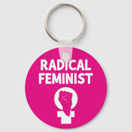 Radikal Feminist Nyckelring