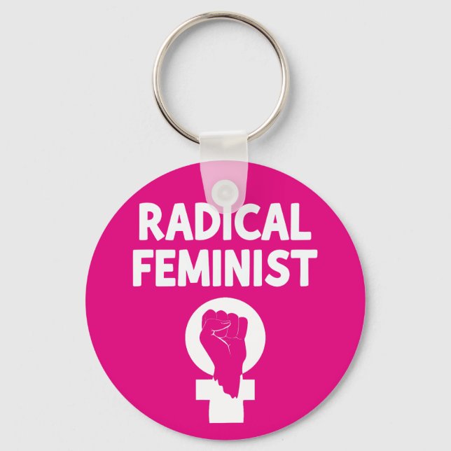 Radikal Feminist Nyckelring (Framsida)