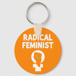 Radikal Feminist Nyckelring