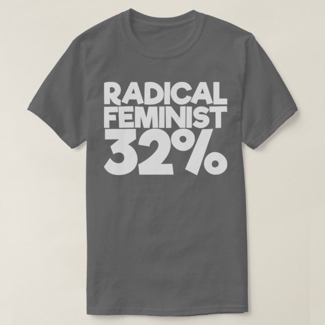 Radikal feminist t shirt (Design framsida)