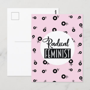 Radikal feminist vykort