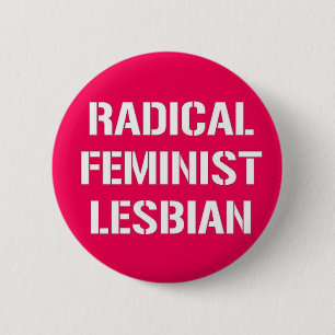 Radikal feministisk lesbisk knapp