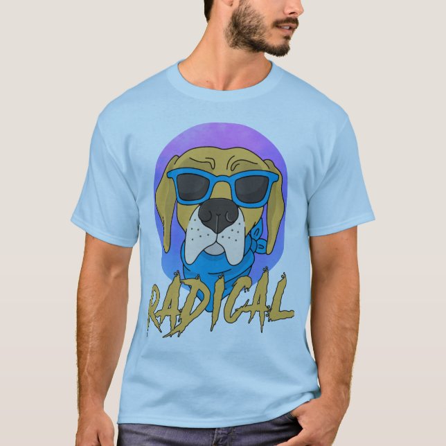 Radikal Hund T Shirt (Framsida)