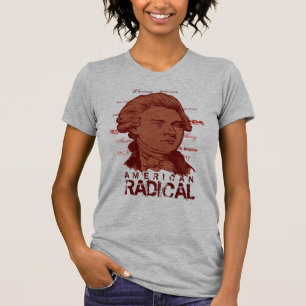 Radikal Jefferson för amerikan T-tröja Tee Shirt