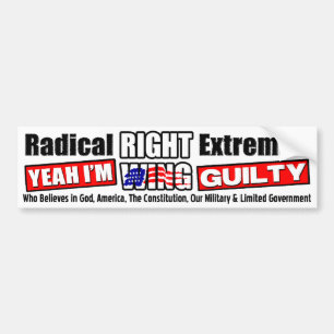 Radikal right wingextremist bildekal