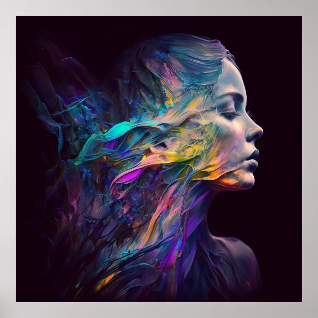 Radikal skönhet med levande färg-program poster (Framsidan)