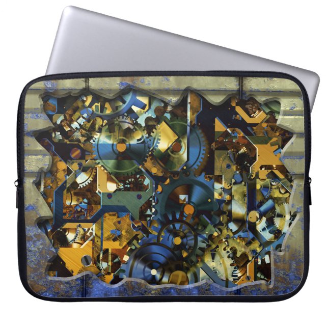 Radikal Steampunk 8 laptop sleeve (Framsidan)
